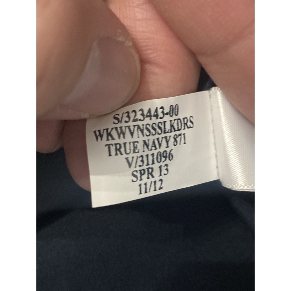 NWT Banana Republic Womens Blue Sleeveless Midi Dress sz 10 Belt Business - Picture 14 of 16